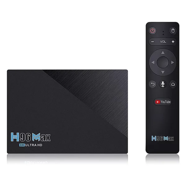 اندرویدباکسH96 MAX RK رم8G - پردازنده64GB